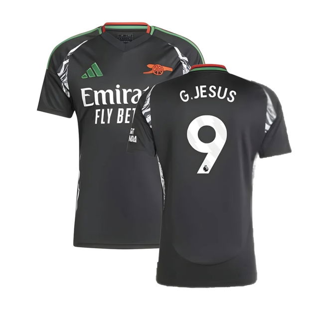 2024-20 Arsenal Official Away Soccer Jersey Jesus #9 L S