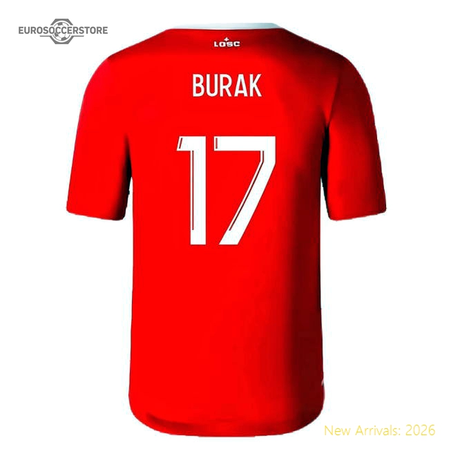 Professional-Grade 2023-2024 Lille Home Shirt (Burak 17)