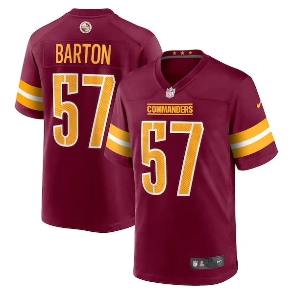 Performance None Game Jersey - Premium Burgundy NFL Fan Jersey | Ga...