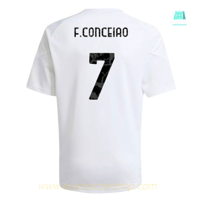 2025-2026 Juventus Training Shirt (White) - Kids (F.Conceiao 7)