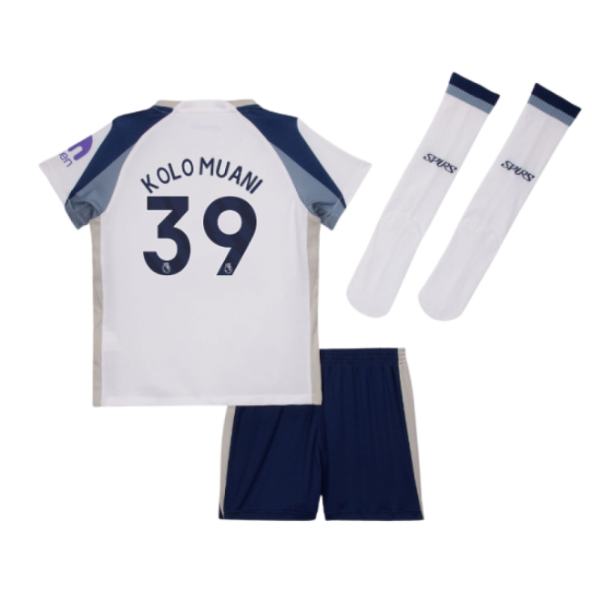 Licensed Spurs Tottenham Home Little Kids Mini Kit Kolo Muani #39 ...