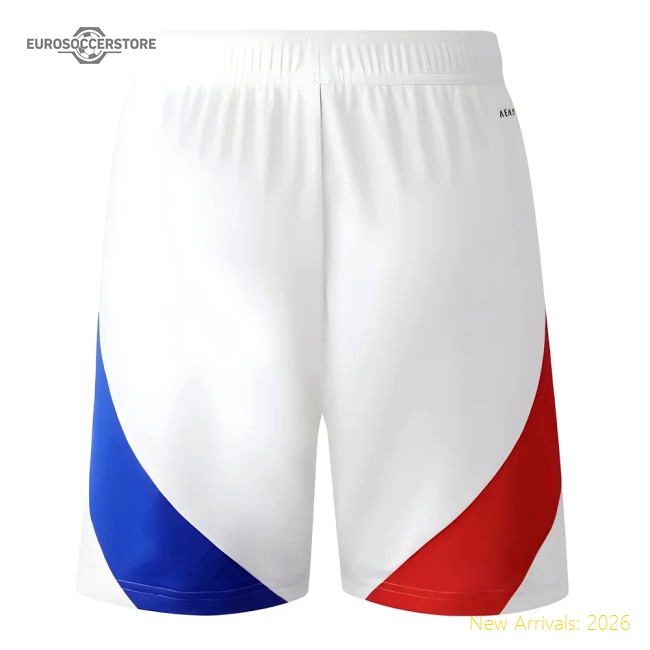 Official Supporter 2024-2025 Olympique Lyon Home Shorts (White)