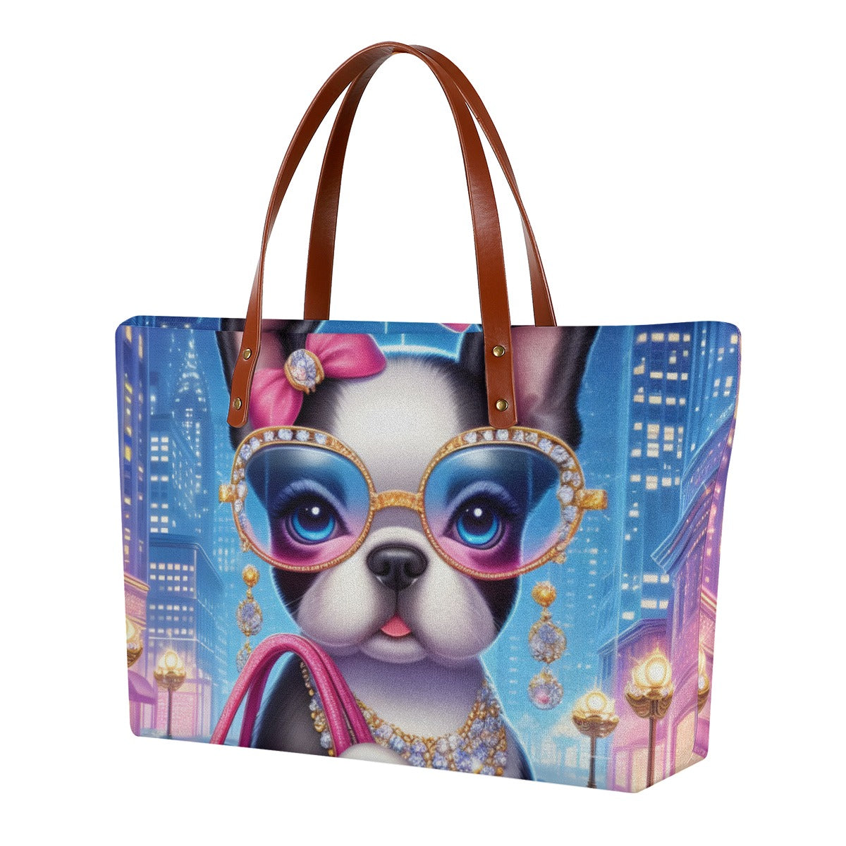 Cozy Buddy - Women's Tote Bag For Boston Terrier Lovers for French