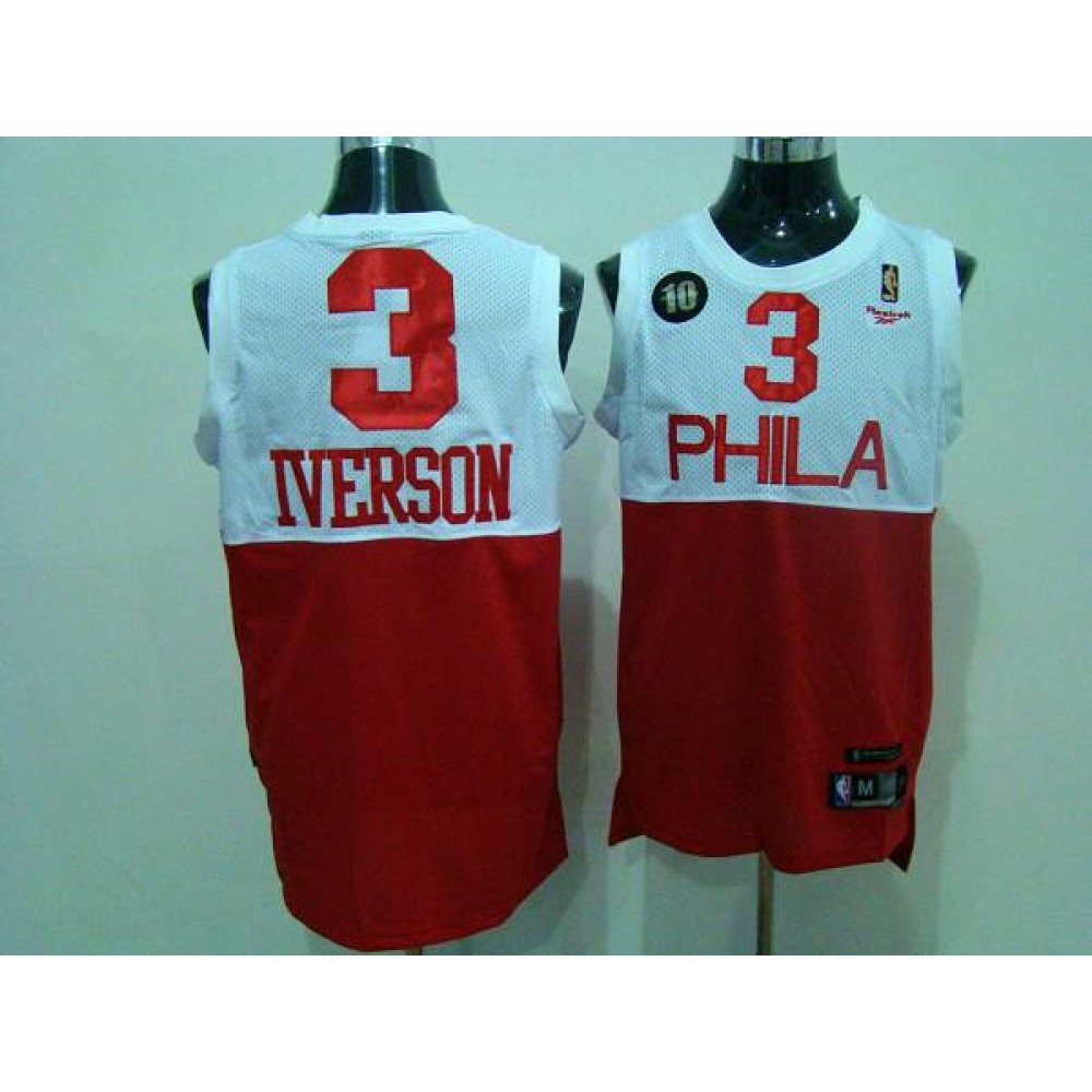 Performance Limited Edition Men's PHI #3 Allen White Basketball Jersey