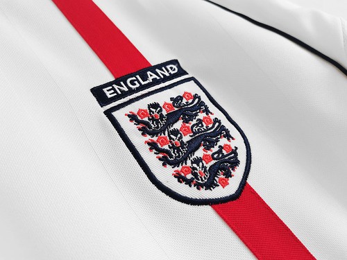 Top Grade 2002 England Camiseta Retro World Cup With Limited Edition