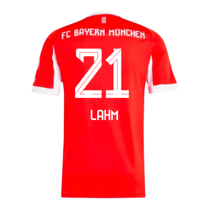 2025-2026 Bayern Home Shirt (Lahm 21) Antibacterial Stretch Fabric