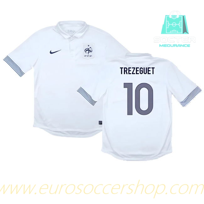Les Bleus Away Football Shirt Premium (TREZEGUET 10)