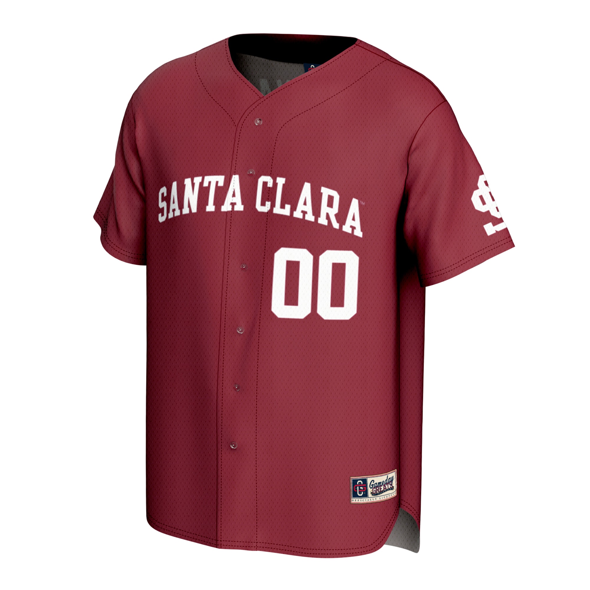 [DDG] Santa Clara Broncos GameDay Greats Unisex Lightweight Collegiate Baseball NIL Pick-A-Player Fashion Jersey - Red