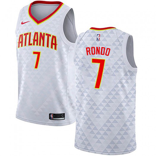 Superior ATL Rajon Rondo #7 2024 Icon Swingman NBA Jersey White -