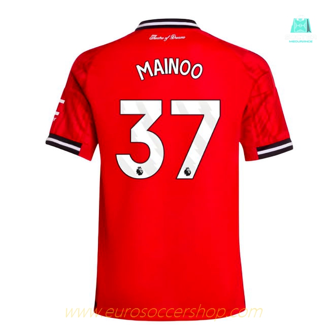 2025-2026 Man Utd Home Shirt (Kids) (Mainoo 37)