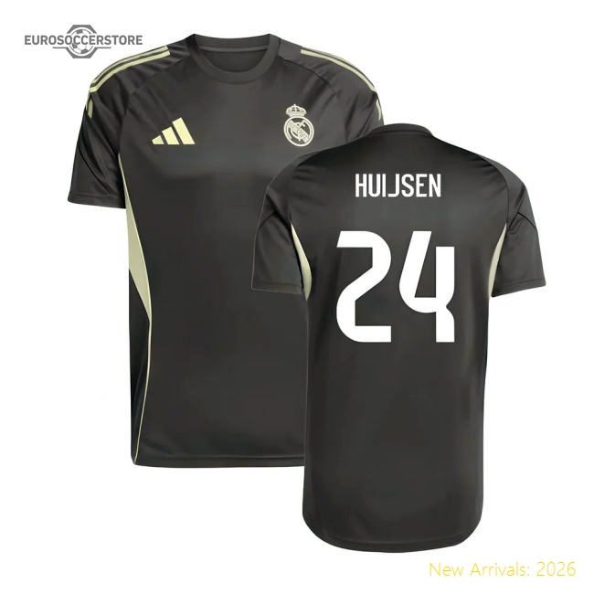 Top-Quality 2025-2026 Real Madrid Training Jersey (Utility Grey) (Huijsen