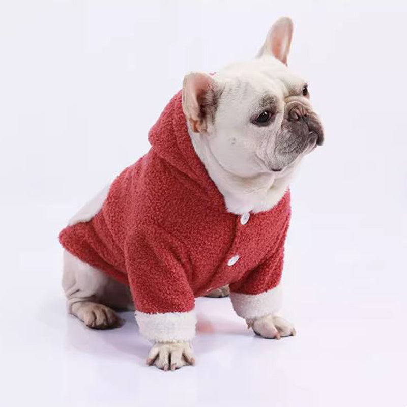 FurryChic Luxurious Plush Frenchie Hoodie