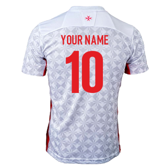 2022-2023 Malta Away Shirt (Your Name) Quality Official