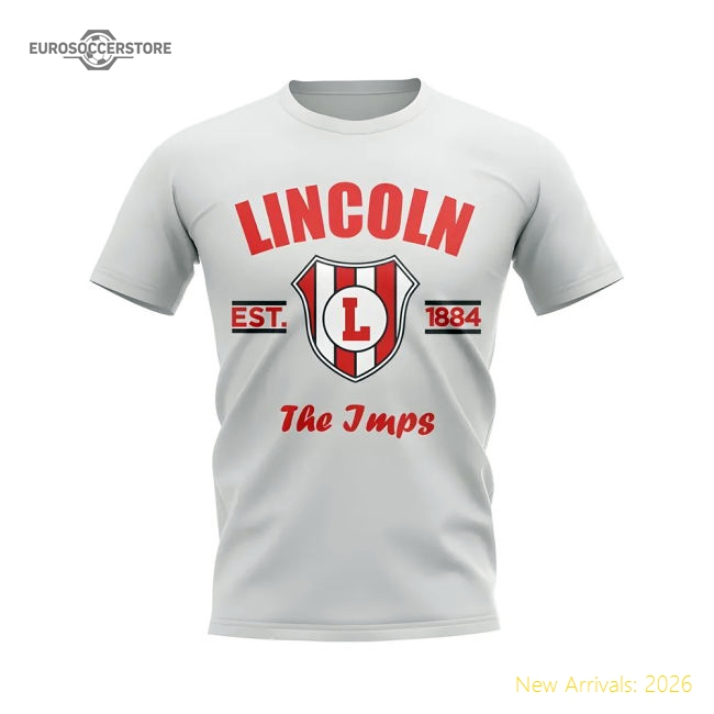Premium Lincoln Established Football T-shirt (white) - Premium