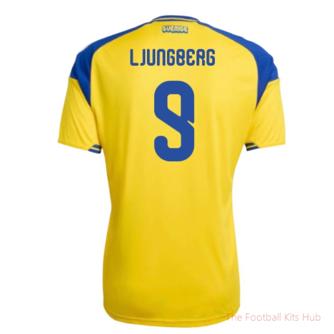 2026-2027 Sweden Home Shirt (Ljungberg 9)