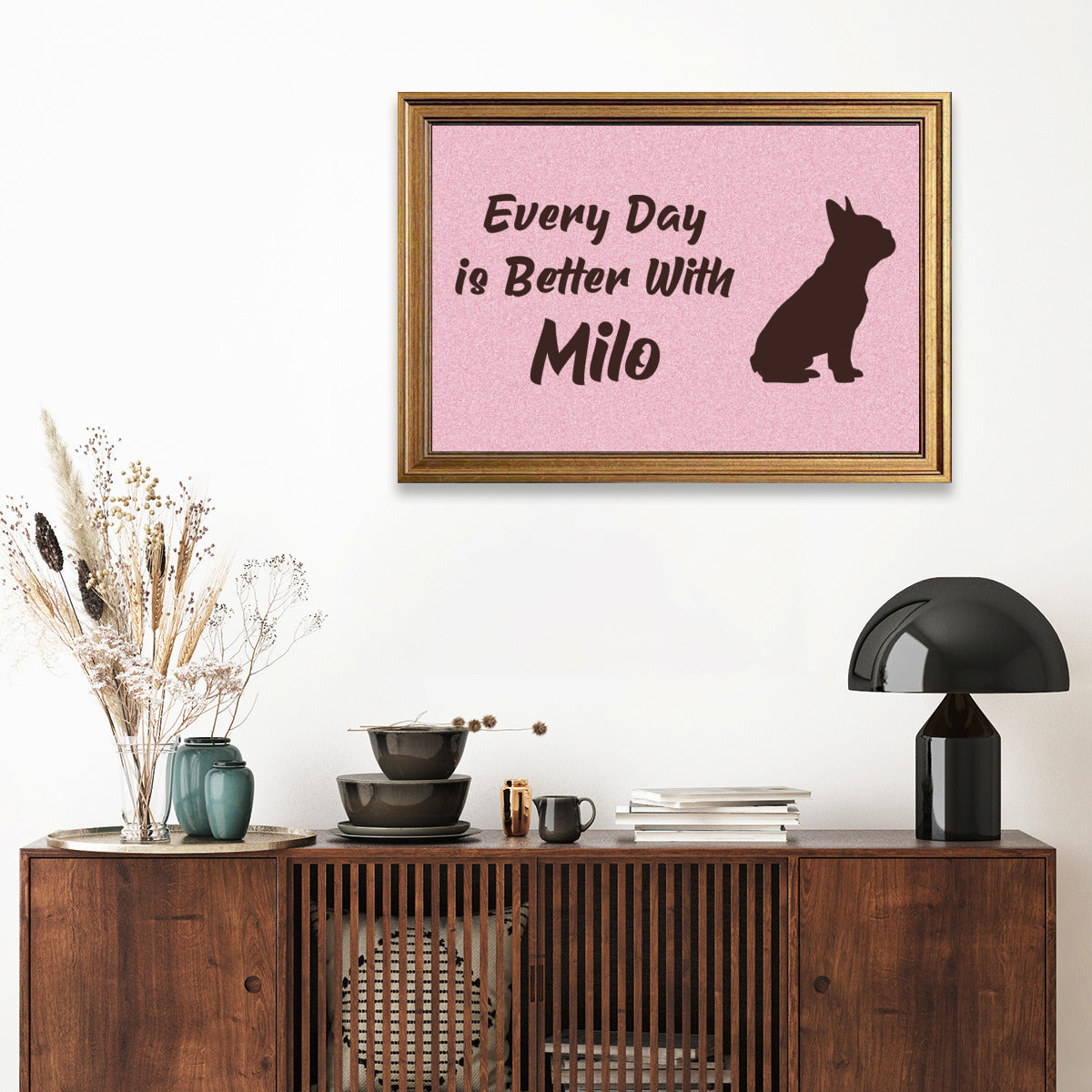 Personalized Framed Poster • Wall Decoration Frenchie Themed Wear