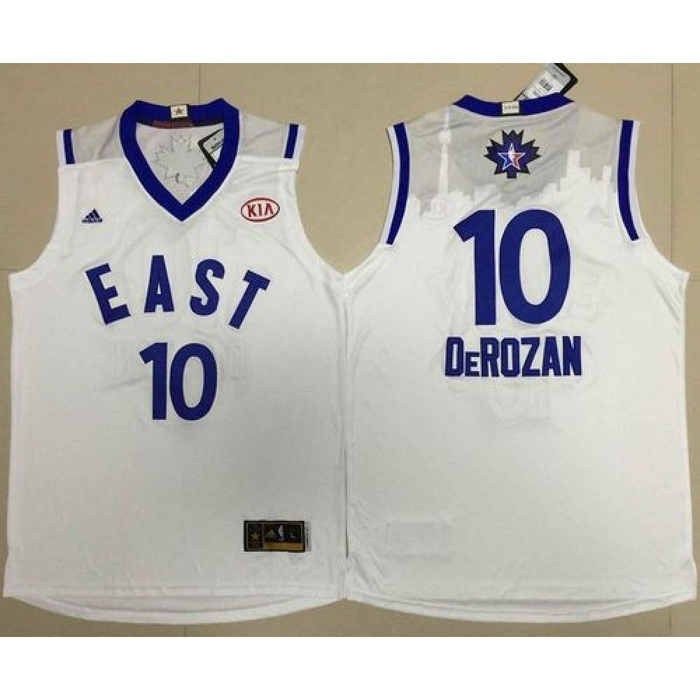 Premium Men's Toronto Raptors #10 DeMar White Basketball Jersey