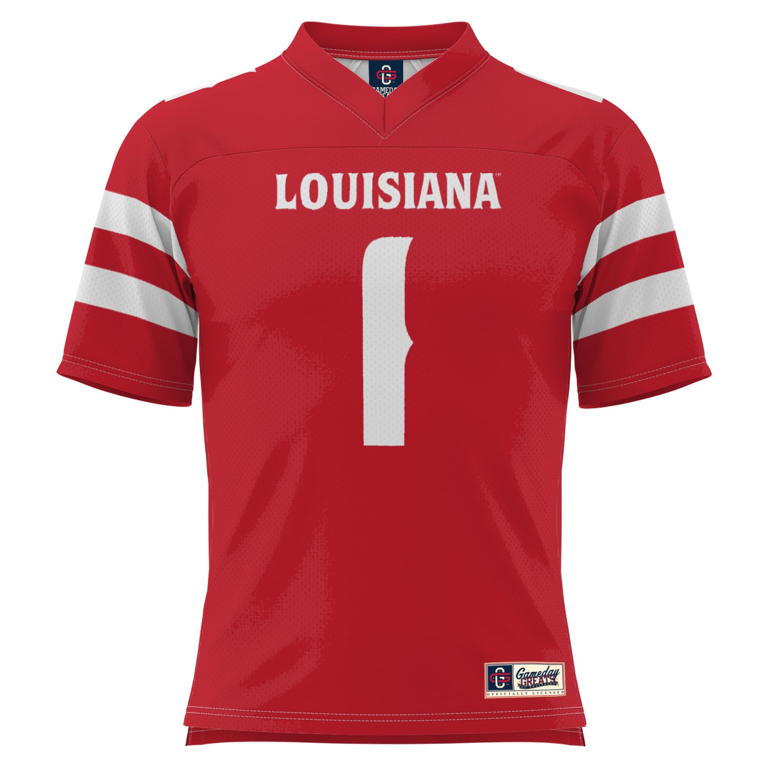 Youth #1 Red Louisiana Ragin' Cajuns Football Jersey