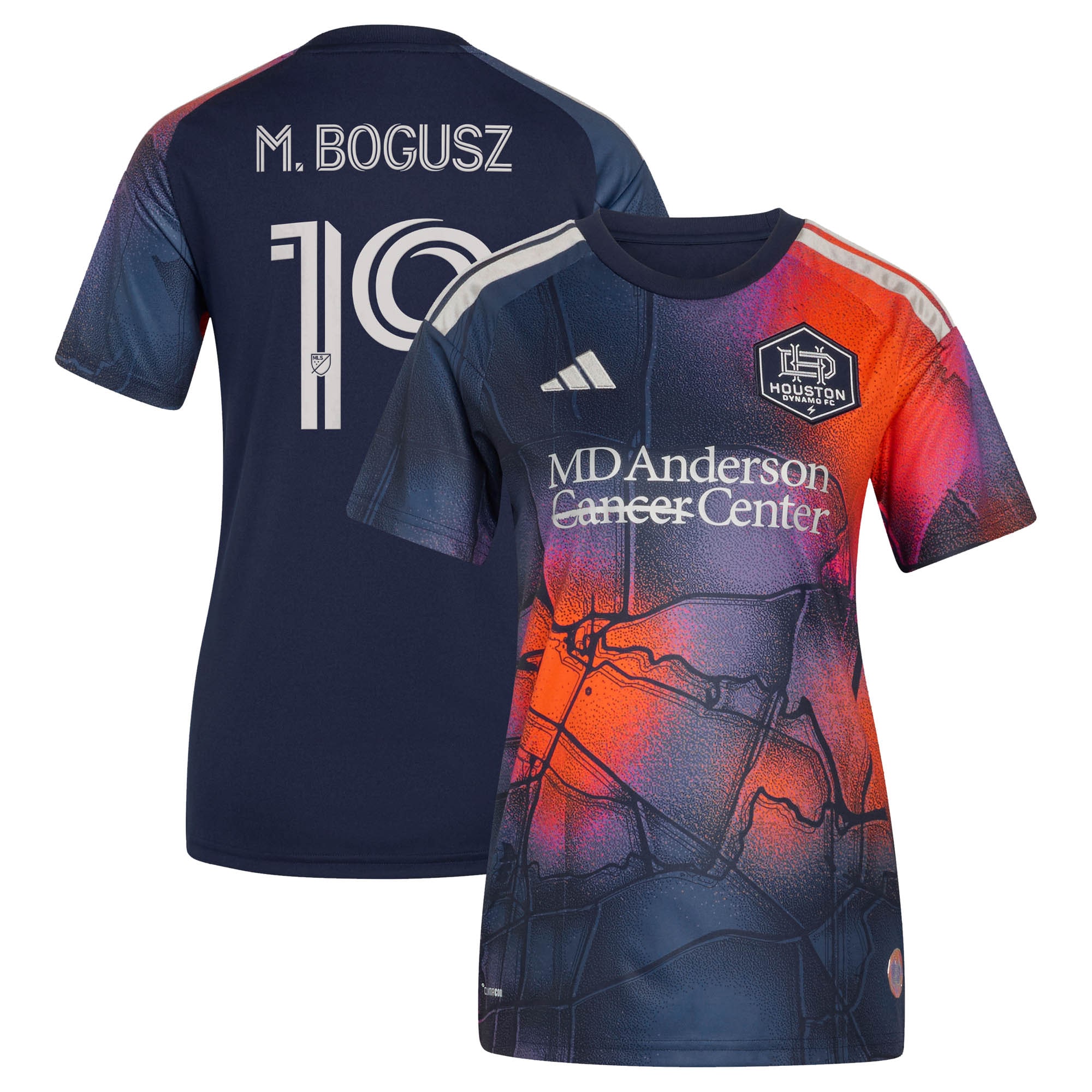 [ESK] Mateusz Bogusz Houston Dynamo FC Women's 2026 Mission Control Replica Jersey - Blue