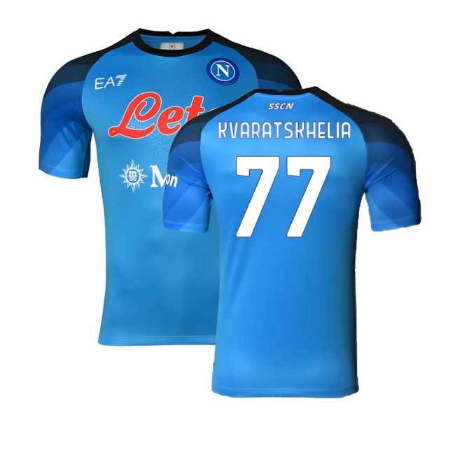 Pro Series Devoted Napoli Kvaratskhelia #77 Fresh Look Jersey Team ...