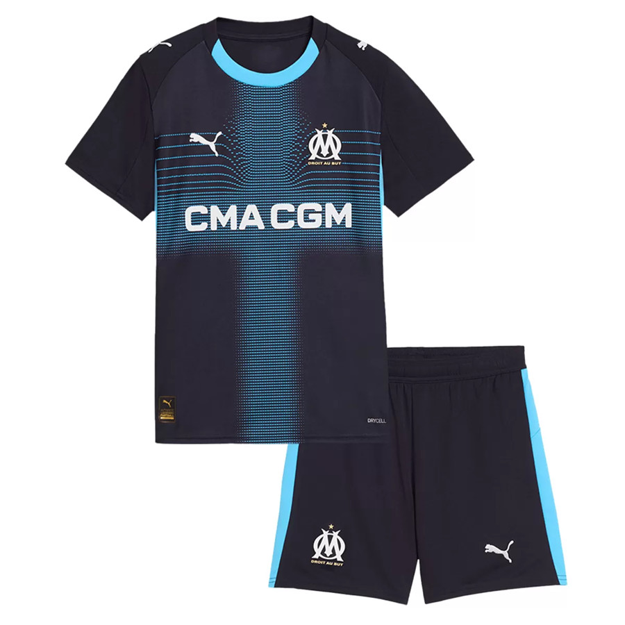 Kids Marseille 2526 Away Kit ShirtShorts - Official Replica 20376