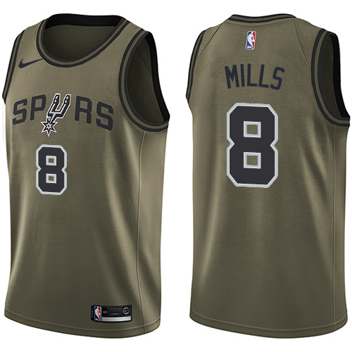 High-Quality SA Spurs #8 Patty Mills 2024 Icon NBA Swingman Jersey