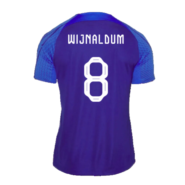 Holland 2022-23 Nike Training Shirt (L) (WIJNALDUM 8) (Excellent)