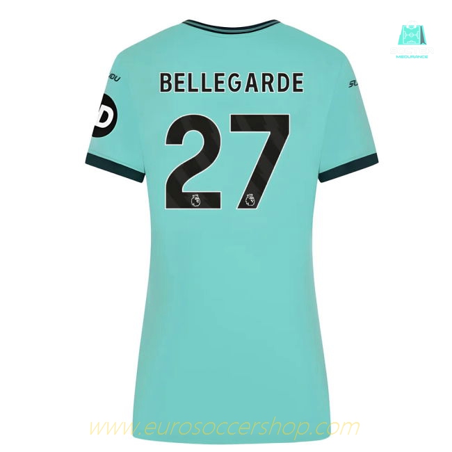 2025-2026 Wolves Away Shirt (Womens) (Bellegarde 27)