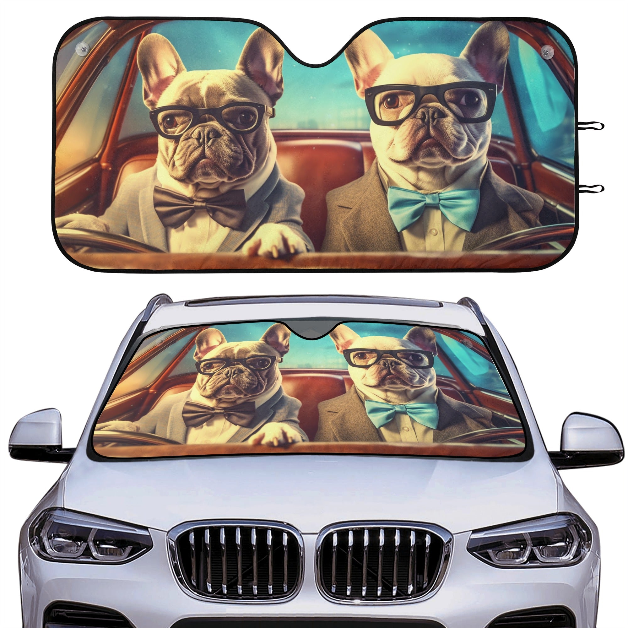 Comfortable Coco - Breed-specific Car Auto Sun Shade Summer Wear