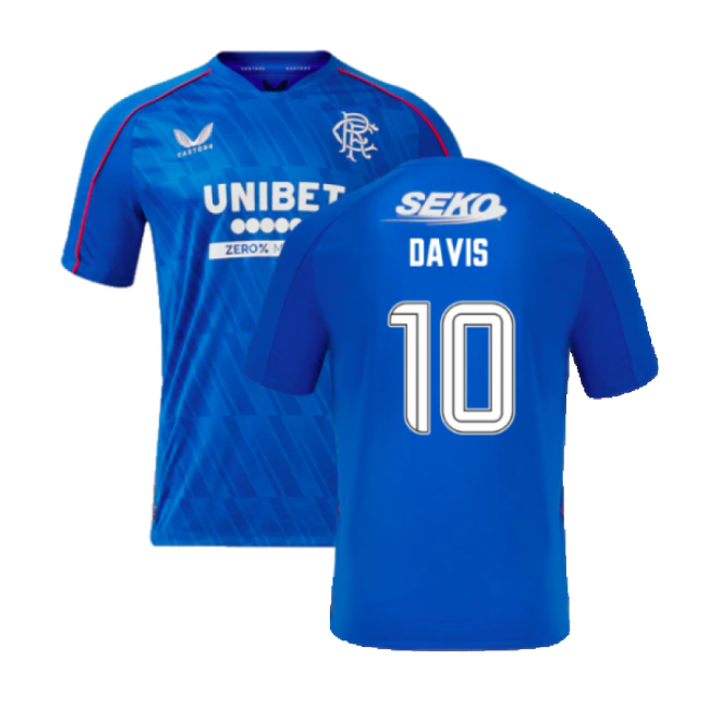 Genuine Rangers Fc First Kit D. 1 #0 2025-2026 Season Great Price (v4)