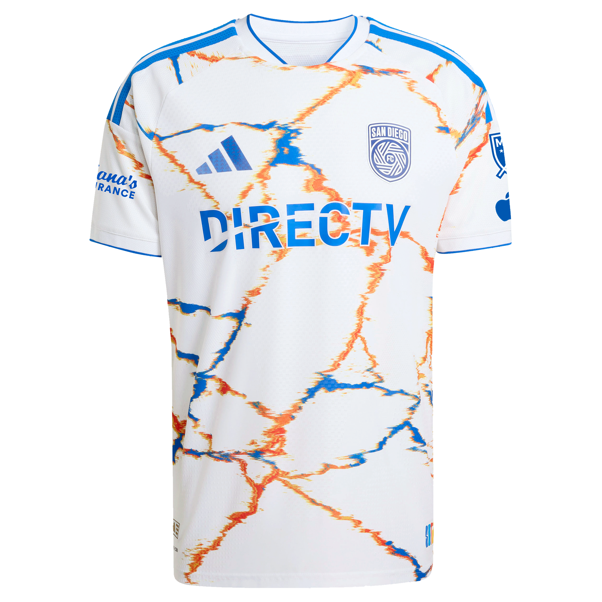 [SJH] Luca Bombino San Diego FC 2026 Unprecedented Unity Kit On-Field Authentic Patch Jersey - White