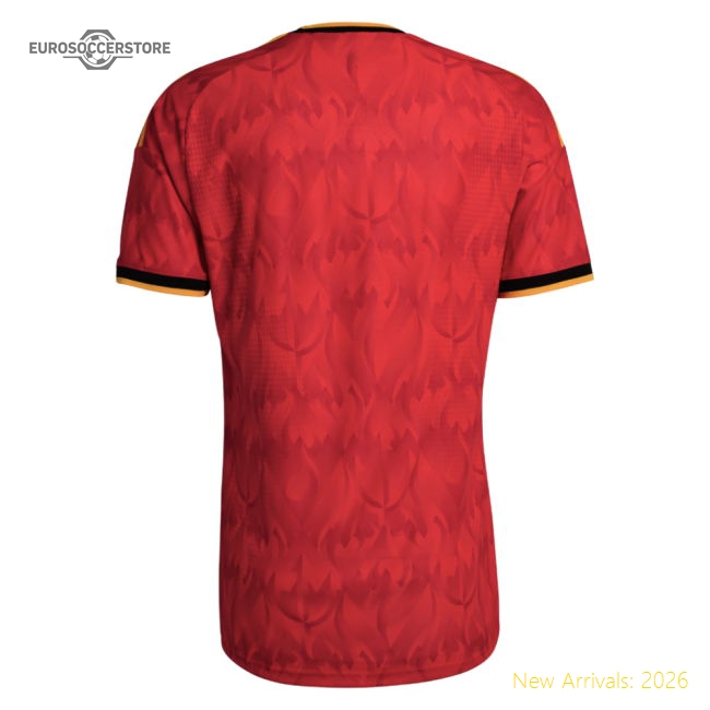 High-performance Belgium 2026-2027 Home Jersey - Comfort