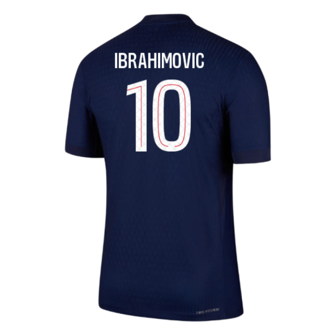 2025-2026 Psg Home Dri-Fit Adv Shirt (Ibrahimovic 10) For Ligue 1 Fans