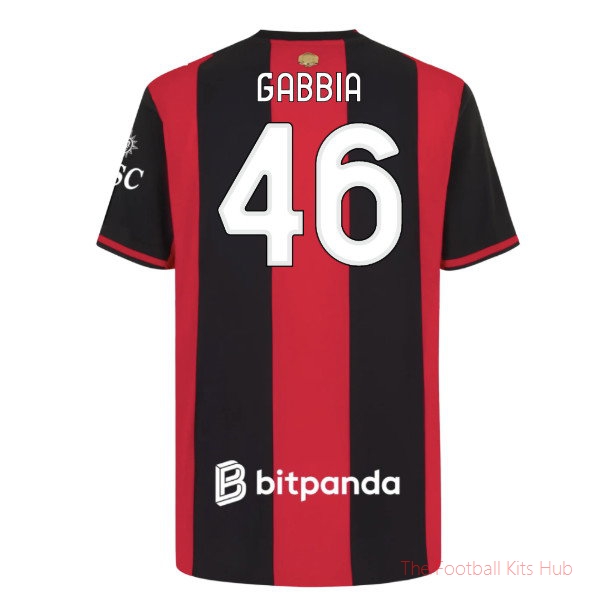 Supporters Elite AC Milan 2026-2027 Home Shirt (Gabbia 46)