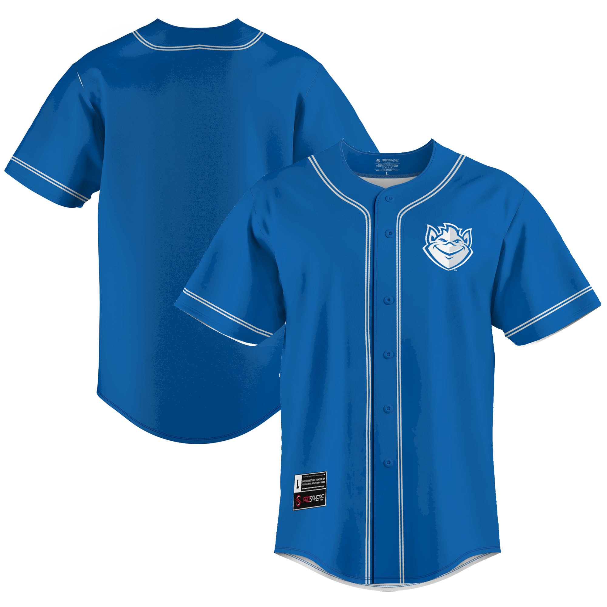 [NJP] Saint Louis Billikens GameDay Greats Lightweight Baseball Jersey - Blue