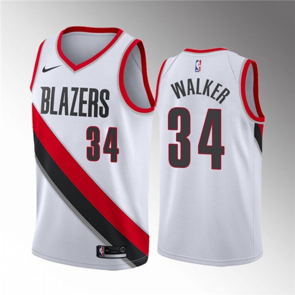 Performance Men's Trail Blazers #34 Jabari White Basketball Jersey