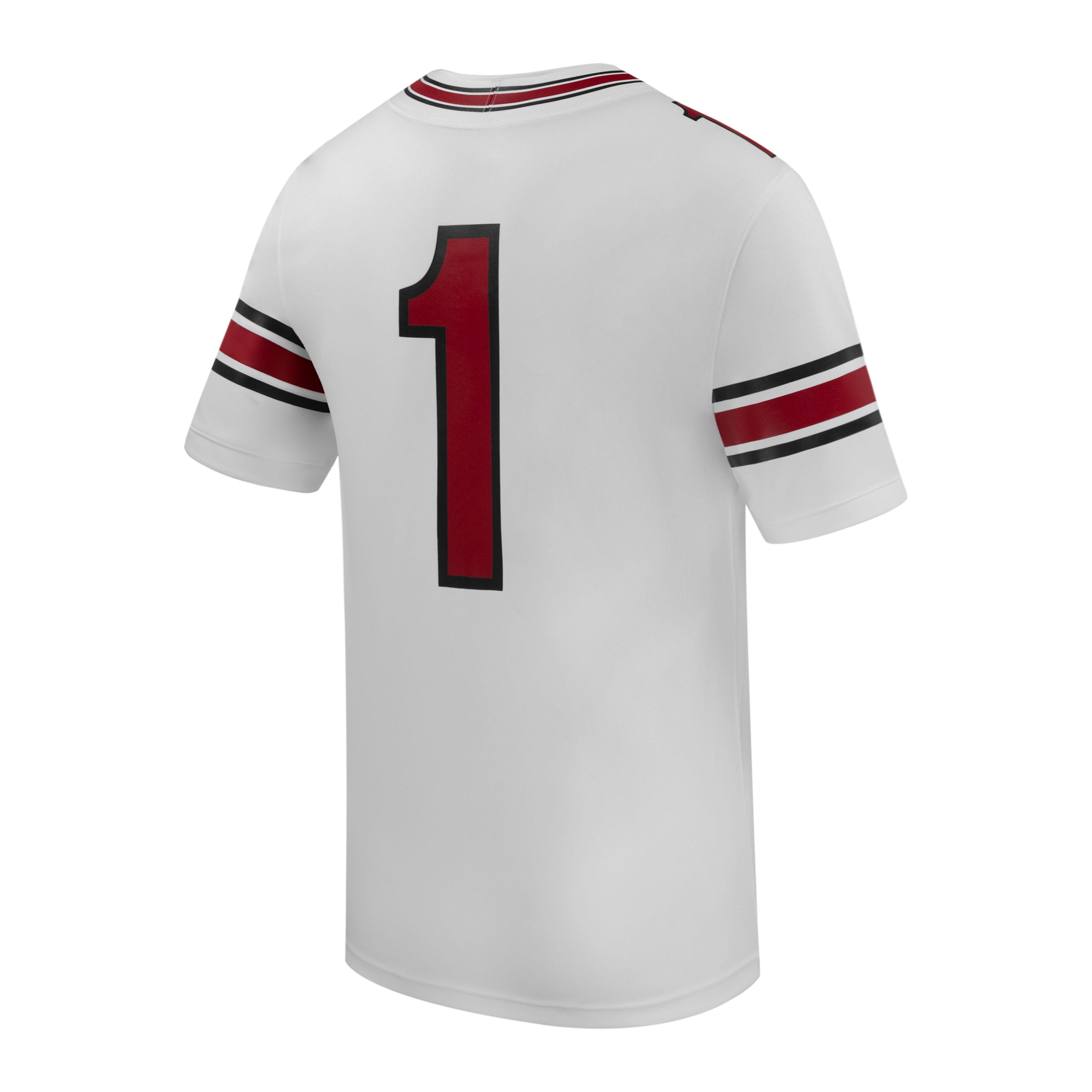 #1 South Carolina Gamecocks Road Replica Football Jersey - White