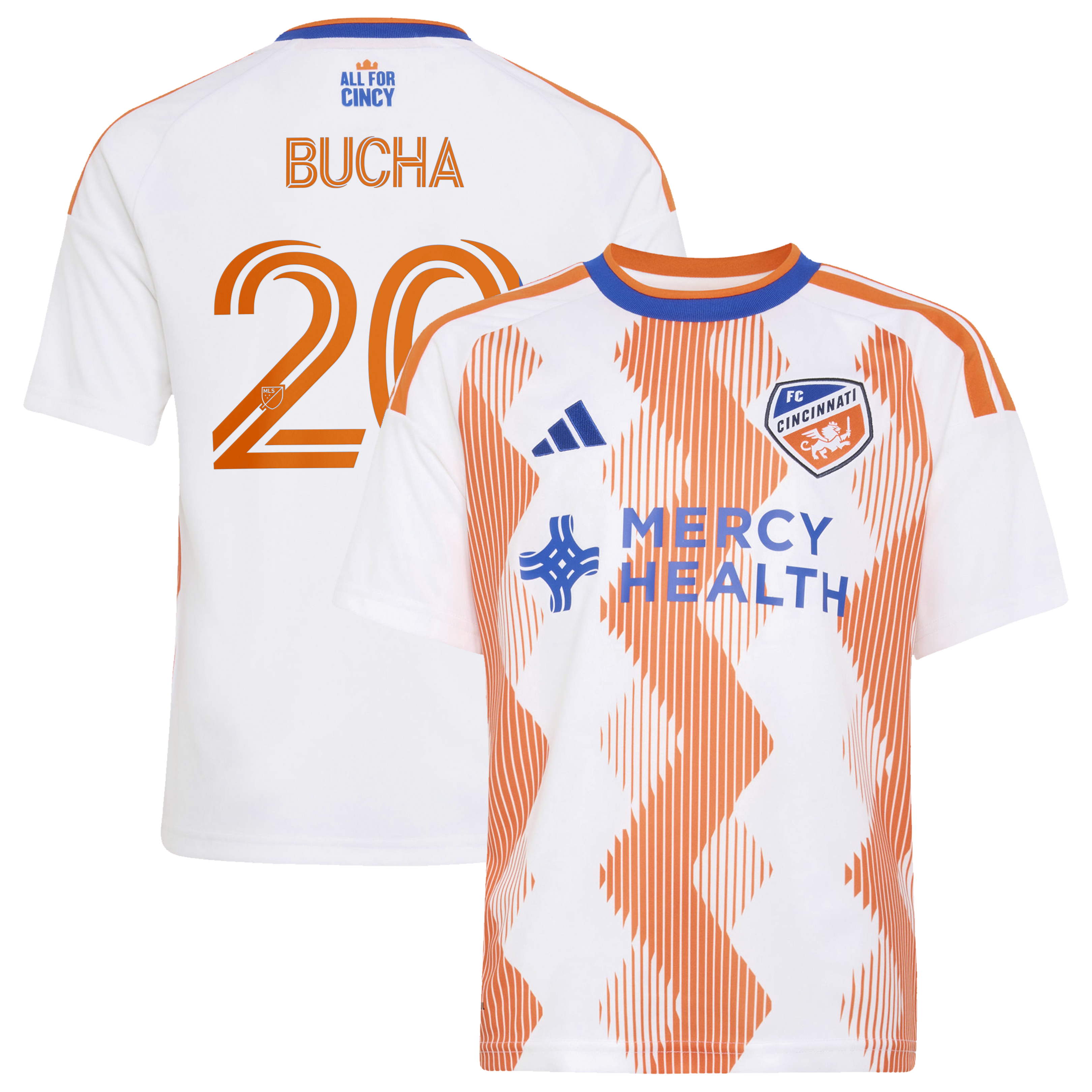 [LK] Pavel Bucha FC Cincinnati Youth 2026 The Seven Hills Kit Replica Jersey - White