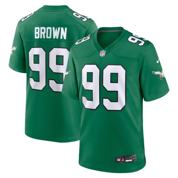 None Men's Fan Favorite PHI Eagles Great Value Jersey Game Day Wear