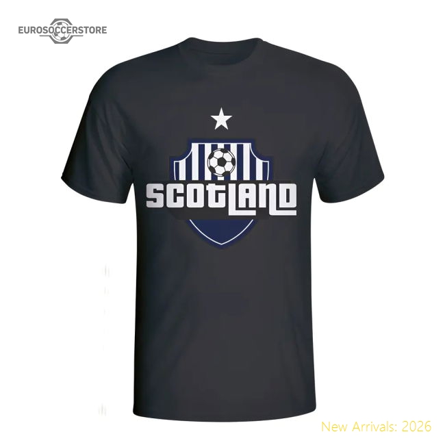 Scotland Country Logo T-shirt (black) - Kids