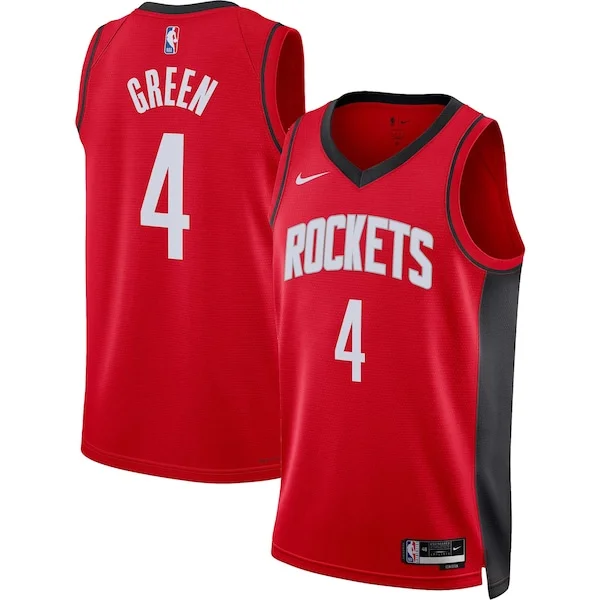 Jalen Green HOU Swingman Jersey - classic exclusive - Red casual