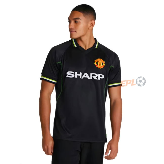 1998-19 Man Utd dynamic Third Football Shirt | genuine