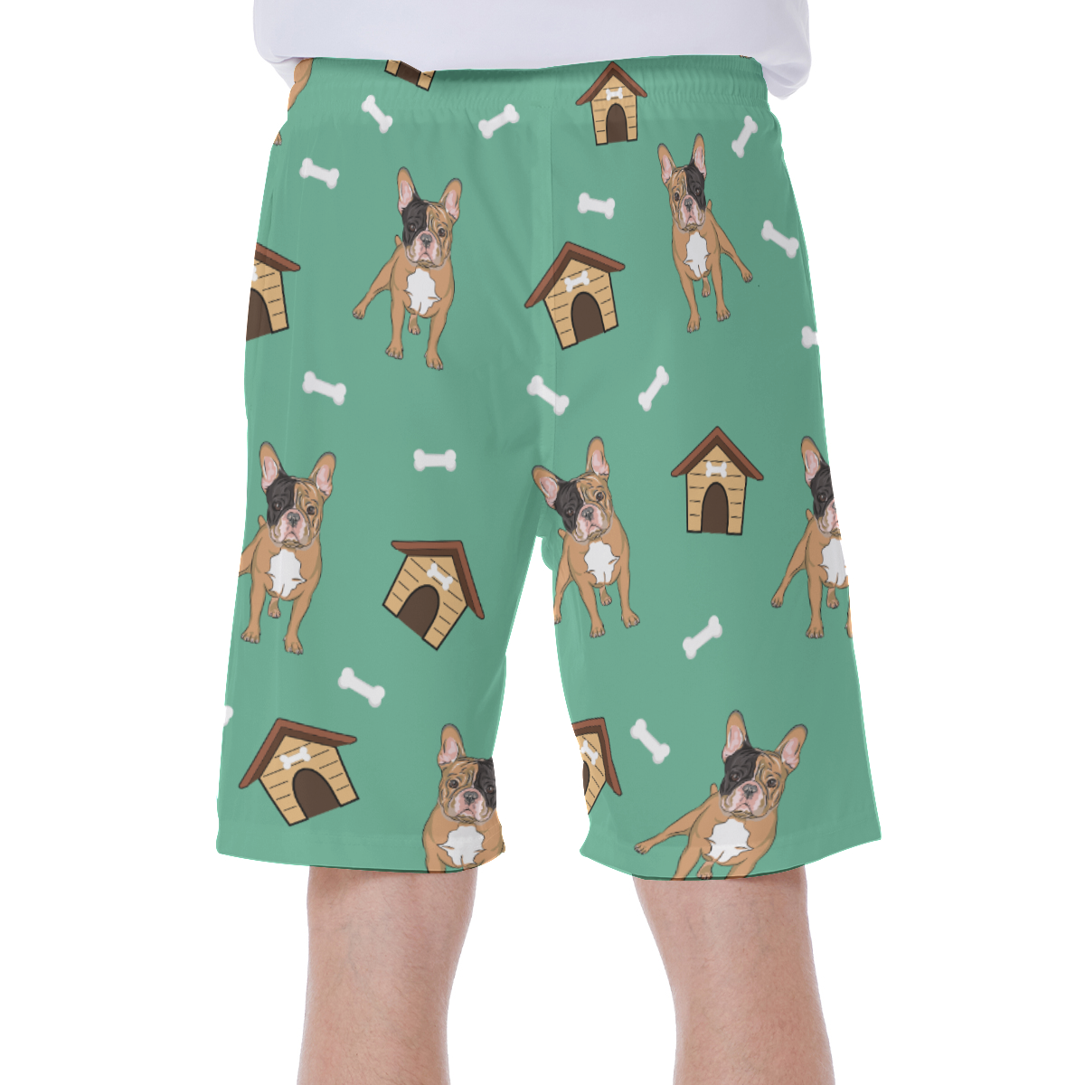 French Bulldog Lover Zeus Men's Beach Shorts Stylish Daily Item