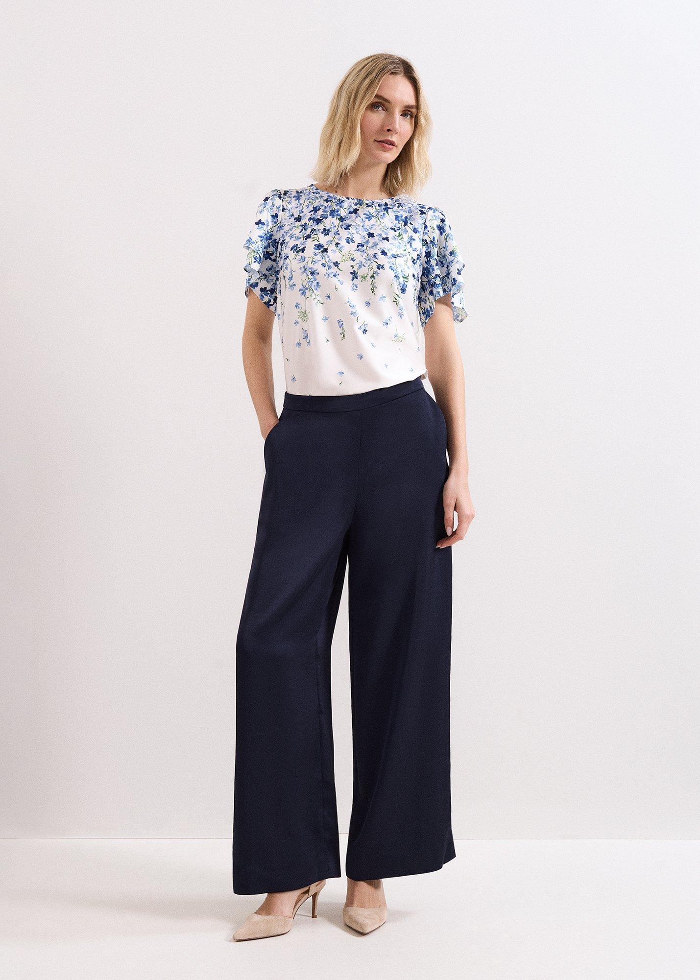 Rowan Floral Woven Front Top
