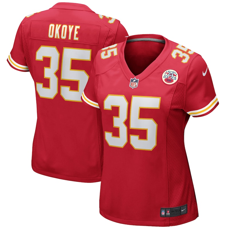 None Christian Okoye KC Chiefs Retro Game-Ready Jersey for NFL Fans
