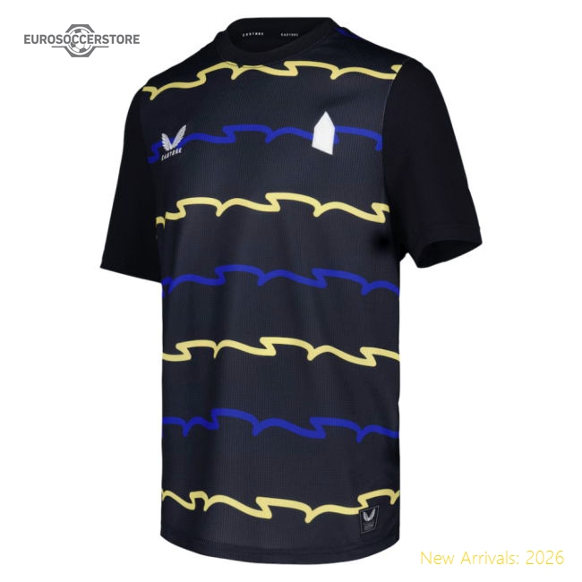 Premium Everton Kids Jersey 2025-2026 Flexible Machine-washable