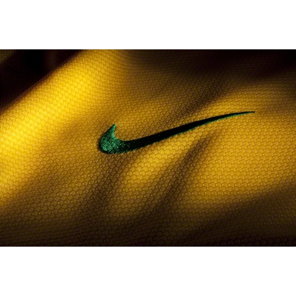 Comfort Fit 1314 Brazil 10 RONALDINHO Yellow Home Jersey Shirt