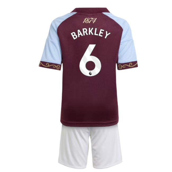 Elite Performance Football Aston Villa Home Mini Kit Barkley #6 Mo...