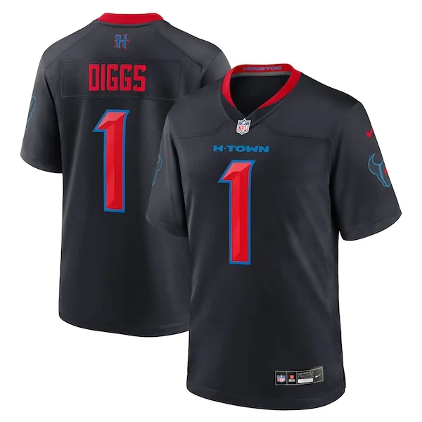 None Stefon Diggs Game Jersey - Navy | NFL Player Jersey | NFL Footbal