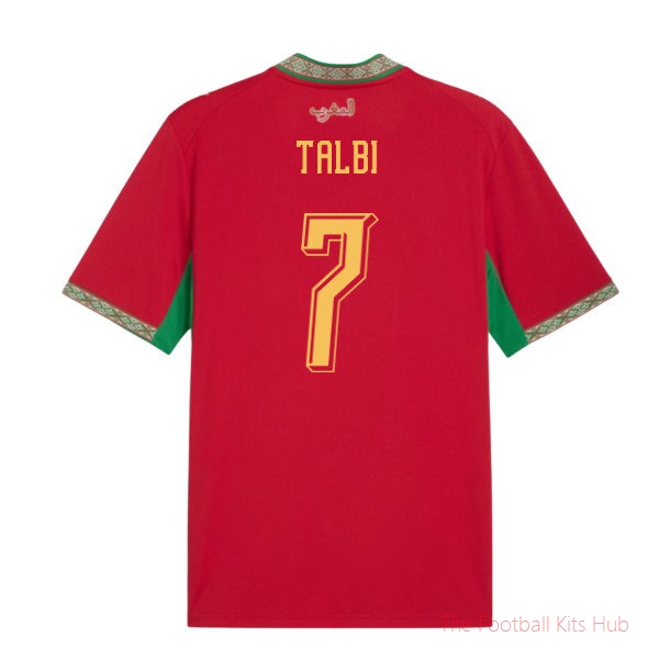 2026-2027 Morocco Home Shirt (Talbi 7)